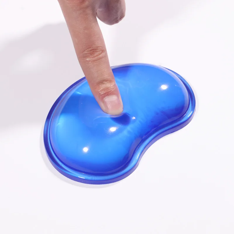Summer Refreshing Office Mouse Pad, Simple Solid-color Crystal Wrist Guard, Waterproof and Anti-slip Small Hand Pillow