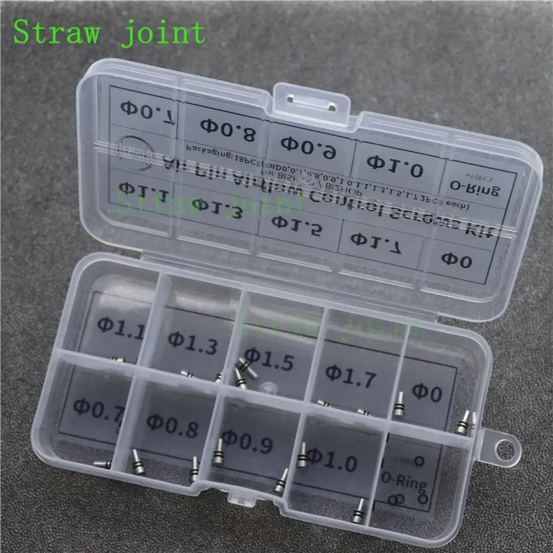 SS Air Pin Airflow Control Screws for Ambition Mods BISHOP BI2HOP MTL B1 / B2 1Kit (18PCS or 2PCS) Intake Screw #3