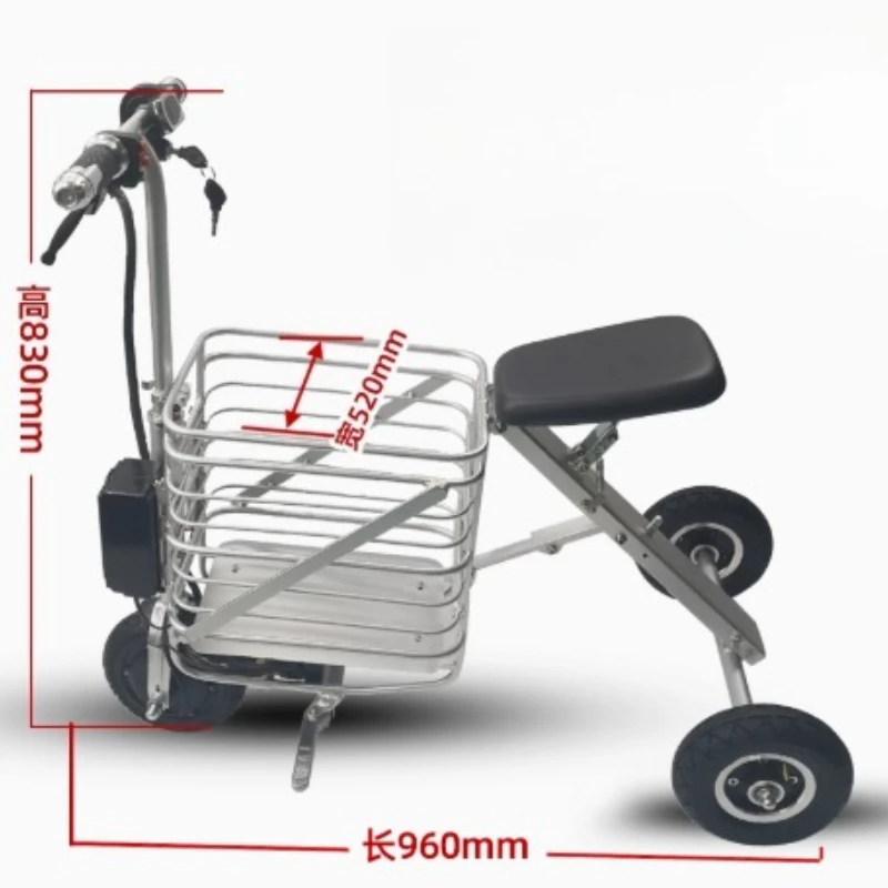 Elderly transportation electric tricycle household small mini electric lightweight shopping pet