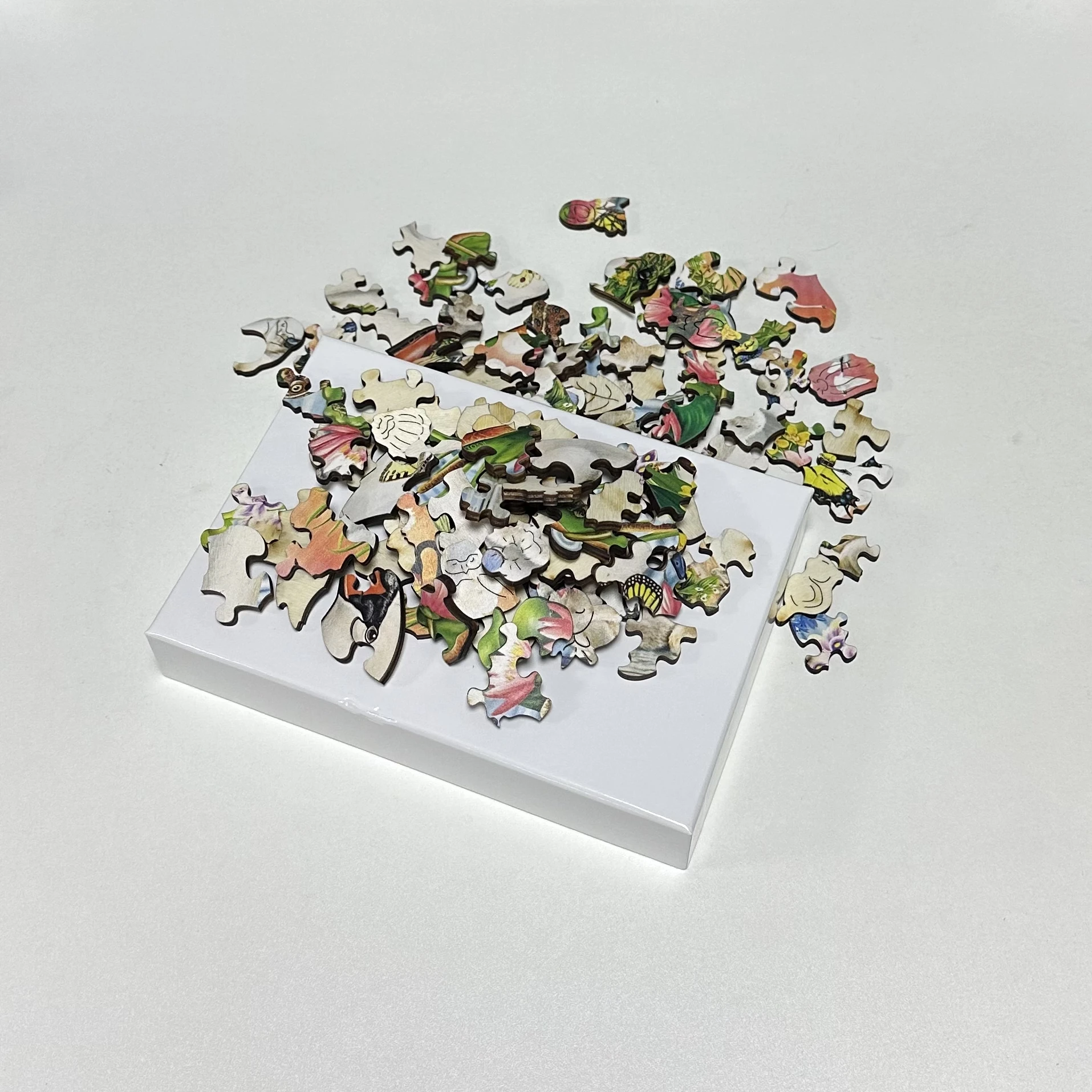 Unique Shape Wooden Flamingo Puzzle, Brinquedos de arte, Jogos para família, Decoração do lar, Brinquedo educativo para crianças, Presente