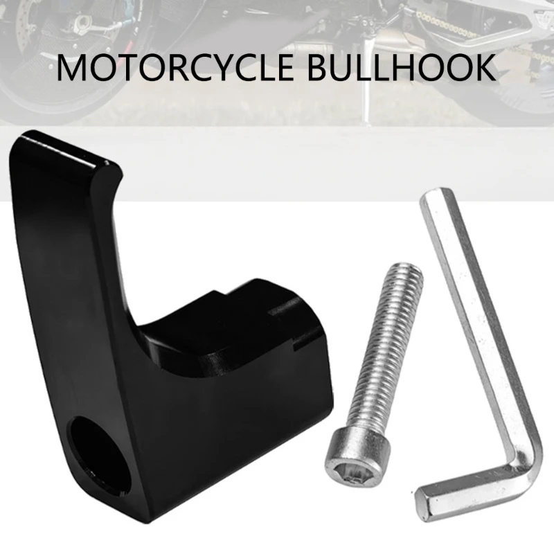 

0XXD Aluminum Motorcycle Hook Ergonomic Electric Bike Storage Hook Upgrade