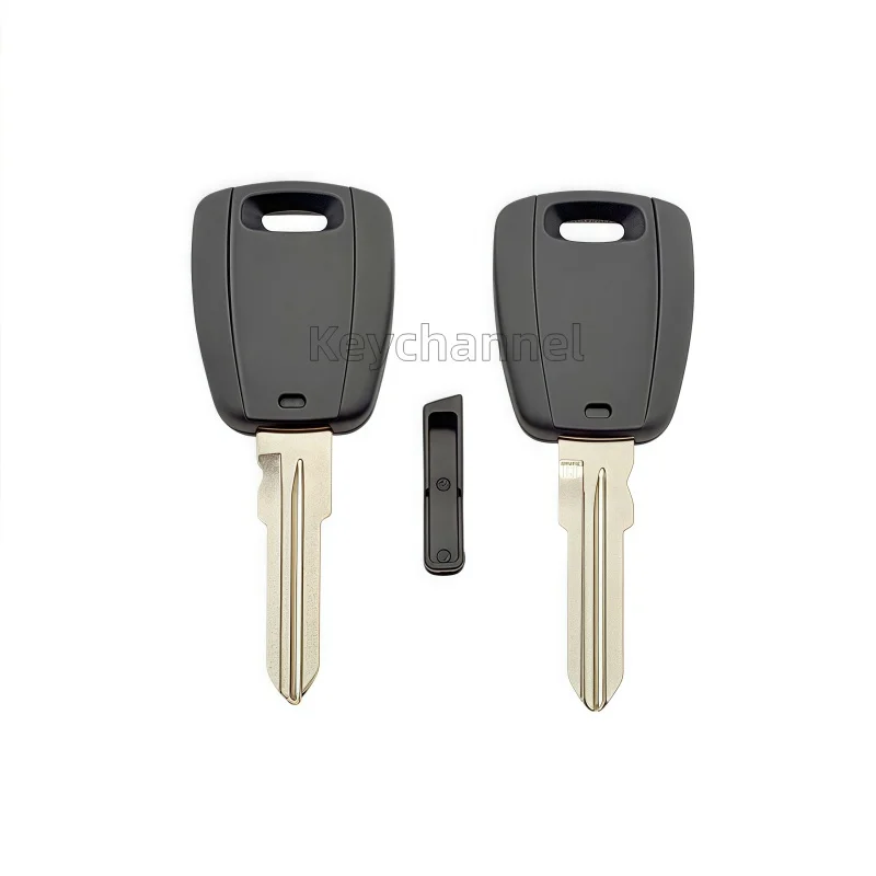 Keystar 10pcs/lot Car Transponder Key Ignition Chip Less Key Head GT15 Duplicate Key GT15R Key Blank for Fiat SElCENTO SX