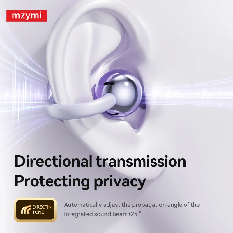 XIAOMI NEW Wireless Earphone Open Ear M91 Ear Clip ENC Headset Bluetooth5.4 HD Call Touch Control Headphone For Android iOS