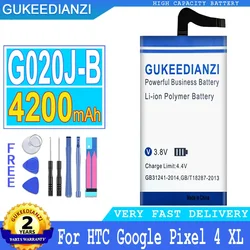 GUKEEDIANZI Battery G020J-B for HTC Google Pixel 4 XL, Pixel4XL Big Power Battery, 4200mAh