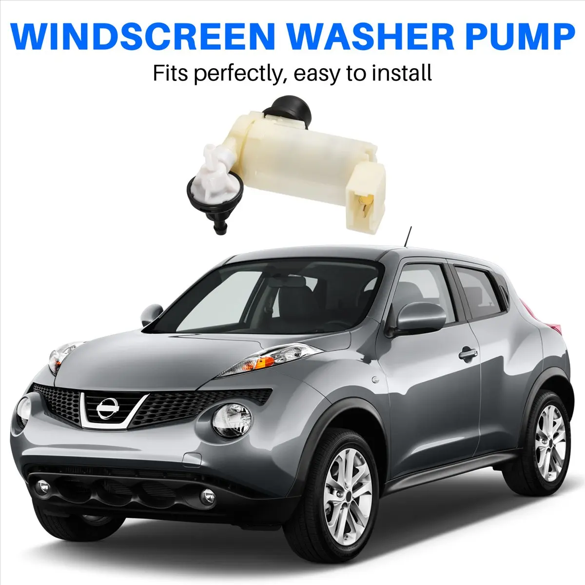 #56V Windscreen Washer Motor Pump for Nissan X-Trail T31 10/07-2014,windscreen,(Plastic)