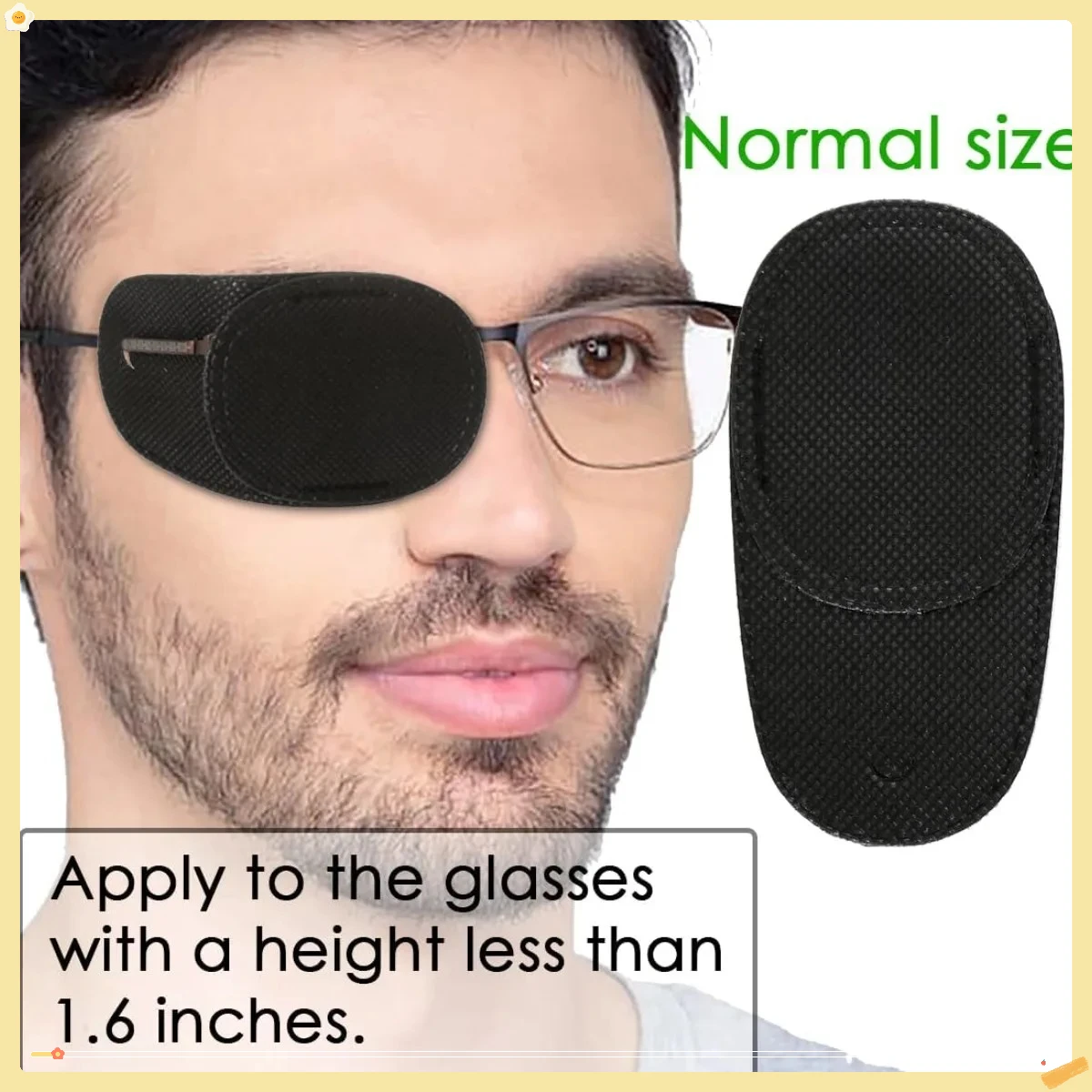 Parches suaves para ojos perezosos, tratamiento de estrabismo de ambliopía transpirable para ojos izquierdo y derecho, niños adultos