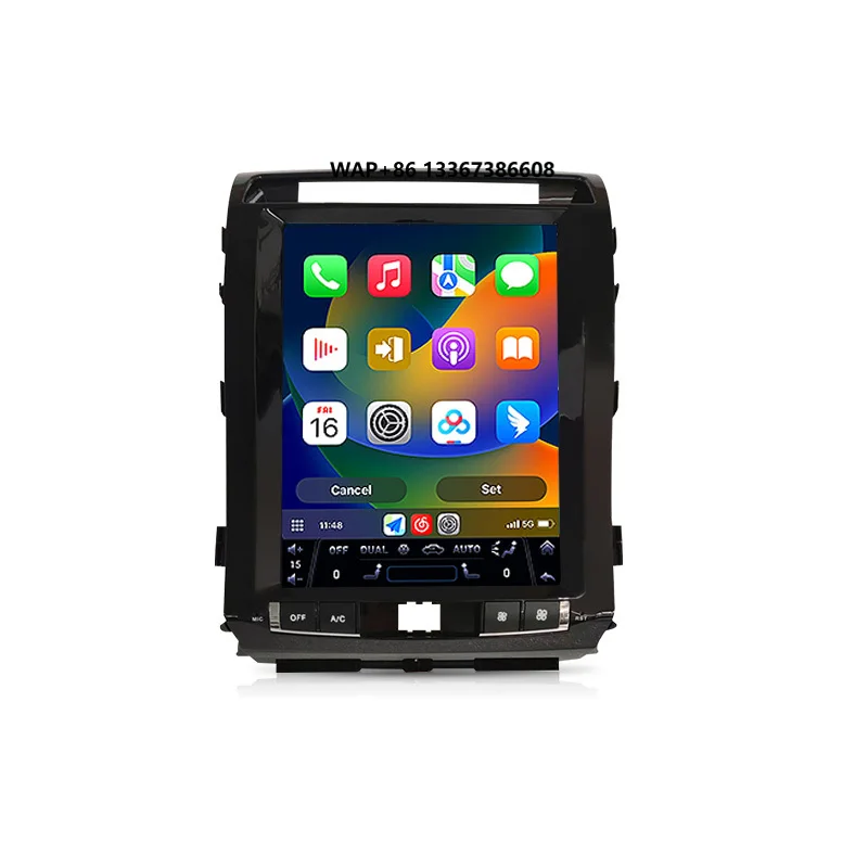

12.1" Car Radio Android 14 Screen Cruiser 200 Landcruiser 2012 LC200 Multimedia Video CarPlay Player