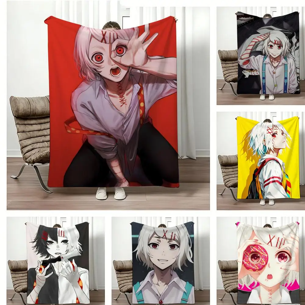 Anime character J-JuuzouS SuzuyaS Throw Lightweight 240g Flannel Blanket Soft Skin-friendly for Summer Cooling