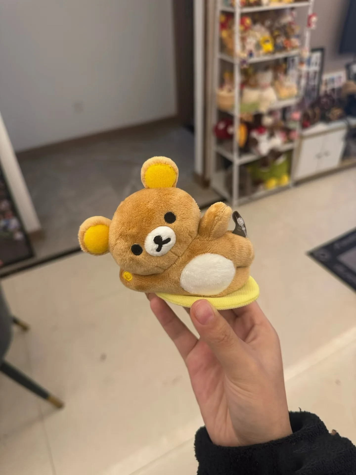 Rilakkuma magnetische pluche beer schattige liggende pose koelkastmagneet schattig cartoon cadeau voor vrouwen meisjes verjaardag