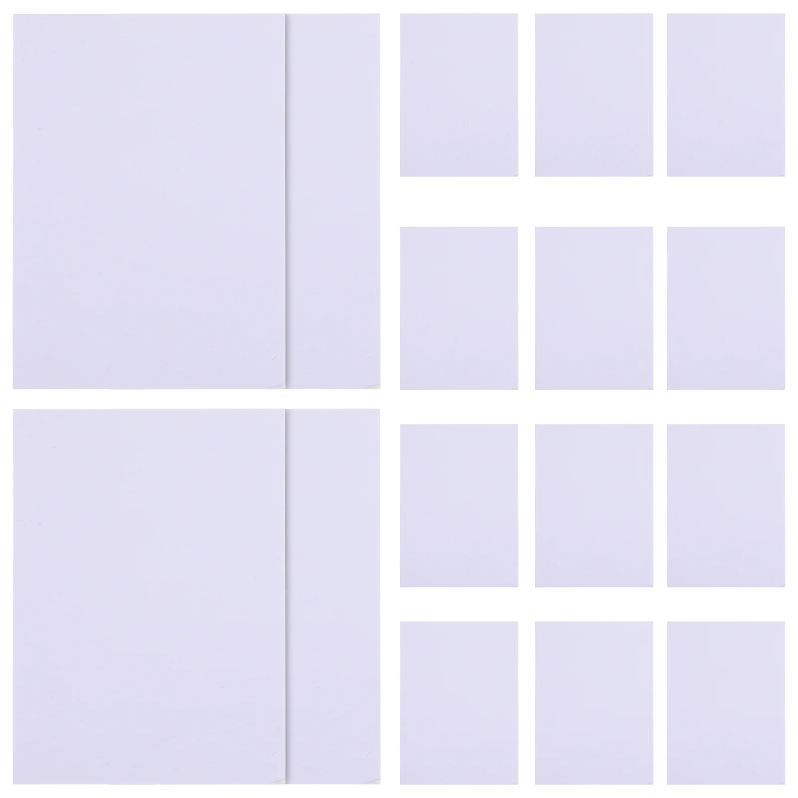 

20Pcs Photo Frame Mat Pre-Cut Picture Matting DIY Backing Board for Photos Artwork Home Decoration Picture Frame Supplies