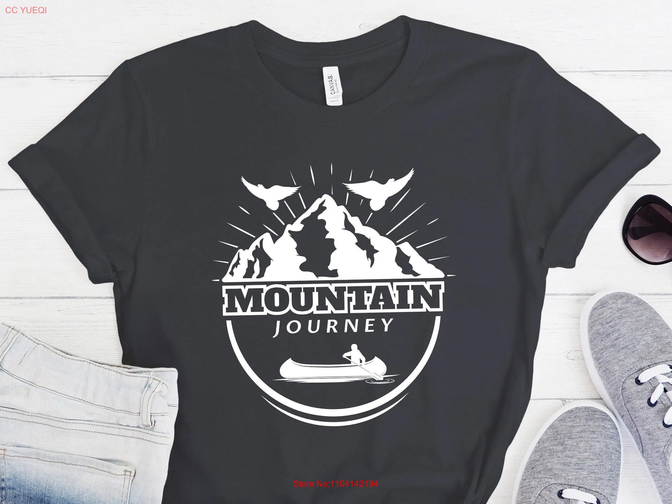 Mountain journey shirt Adventure T shirts Camping tees time Wild Life tee Funny long or short sleeves