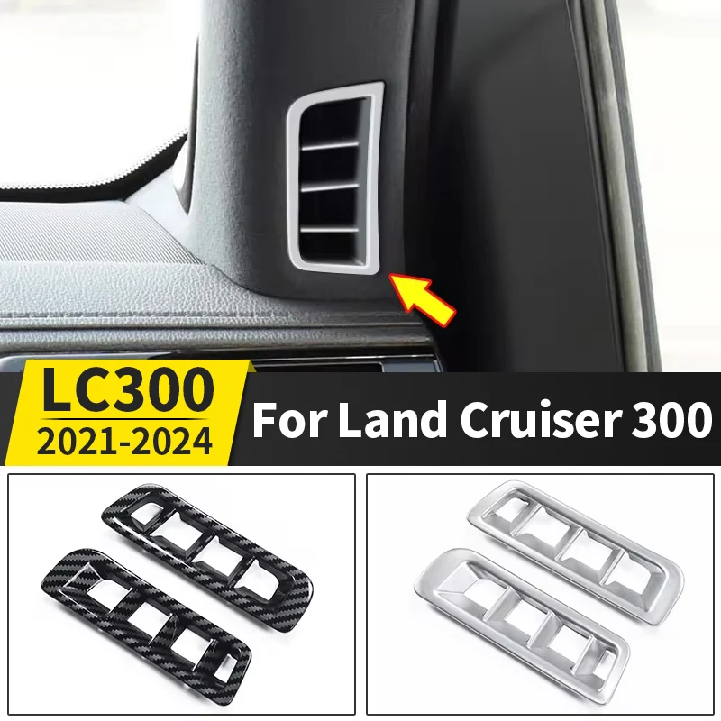 

Air Conditioning Vent Decoration Protective Sticker For Toyota Land Cruiser 300 2021 2022 2024 LC300 Interior Accessories Tuning