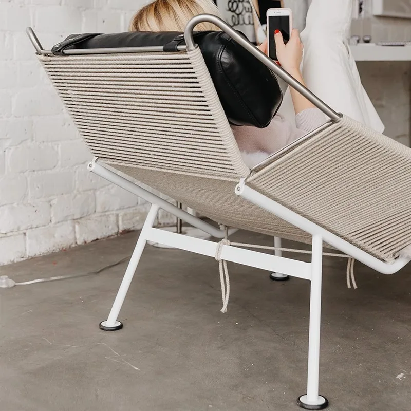 Dänischer Wabi-Sabi-Liegestuhl