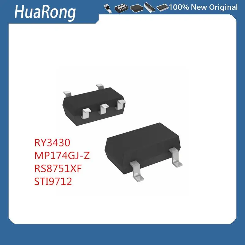 10Pcs/Lot    RY3430  MP174GJ-Z   RS8751XF STI9712  SOT23-5