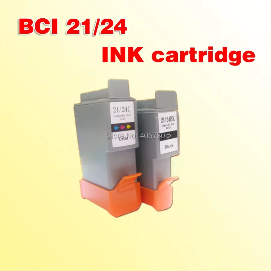 2x BCI 21 BCI 24 INK cartridge compatible for CANON BCI-21 BCI-24 i250 i255 i320 i350 i355 IP1000