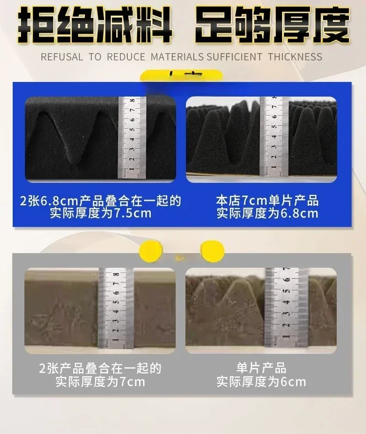 Thickened sound insulation cotton, sound-absorbing cotton, super muffling, silent KTV special high-density egg