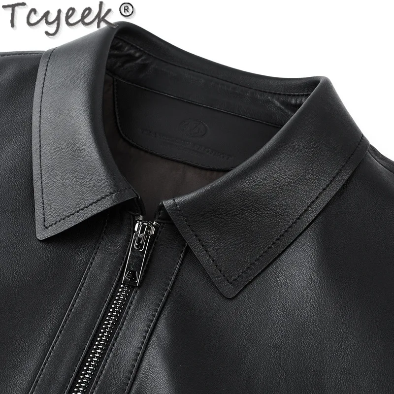 Tcyeelk Real Leather Jacket Men 2025 Genuine Sheepskin Coat Man Clothing Spring Autumn Jackets New in Outerwear Jaqueta Couro