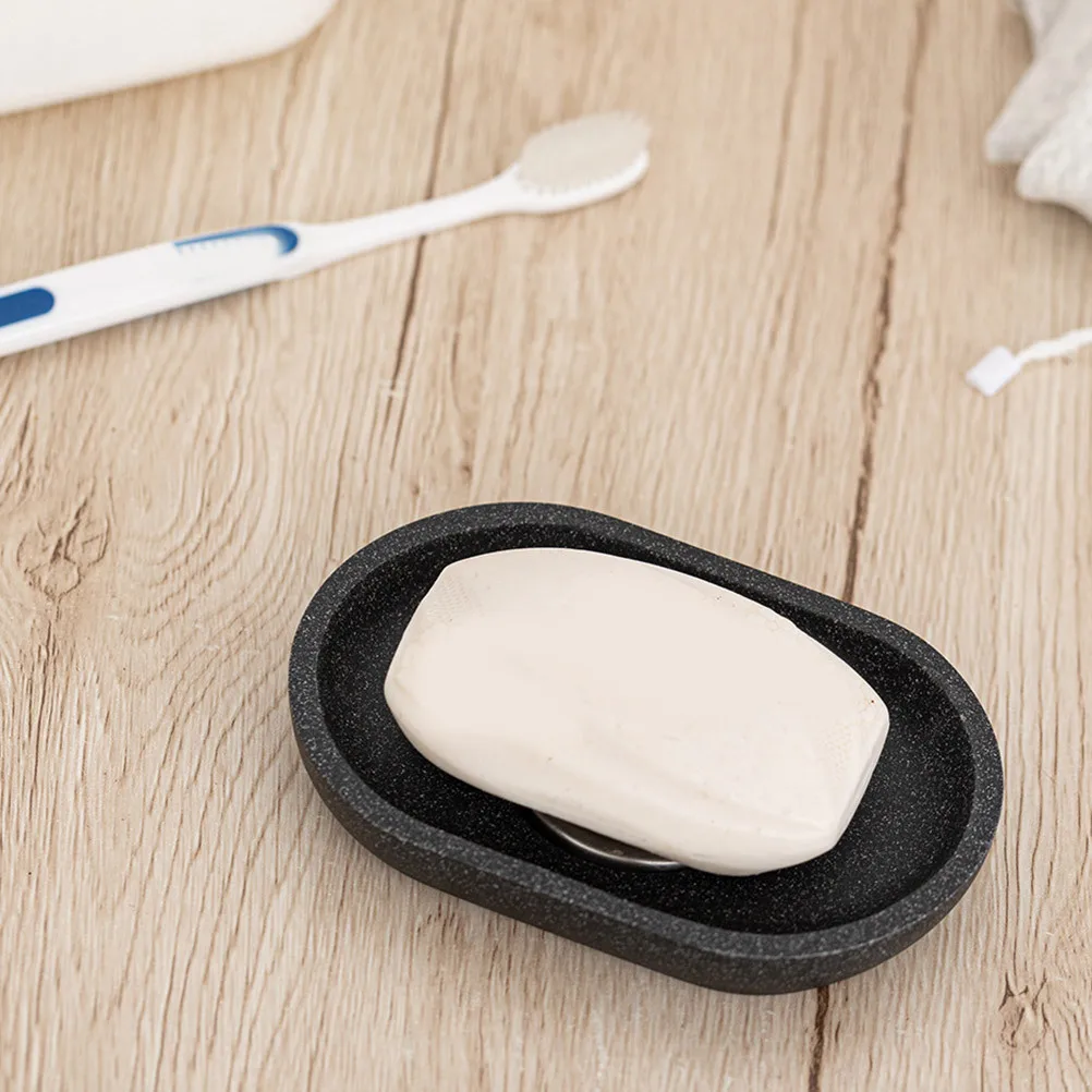 

2pcs Stainless Steel Resin Soap Tray Drainage Bar Holder For Bathroom Kitchen Sink Countertop Soap Dishes Organizer