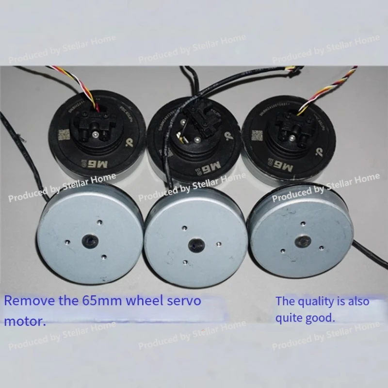 Neodymium Strong Magnetic External Rotor 65mm Servo Hub Motor 485 Bus Control Neodymium Strong Magnetic Servo Brushless Wheel