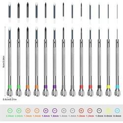 13Pcs Watch Screwdriver Set, Watchmakers Screwdrivers Clocks Jewelry Repair Precision Screwdriver Set for Watch Eyeglasses