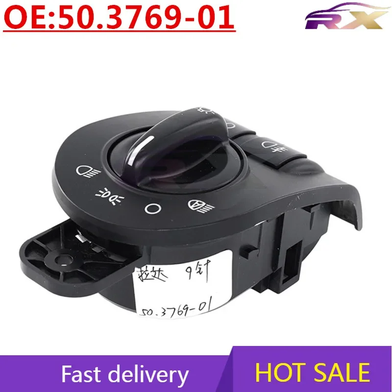 

NEW:50.3769-01 Suitable For Lada Car Headlight Fog Light Control Switch Headlight Knob Combination Switch