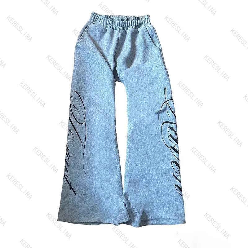 

European and American punk hiphop style casual pants Y2k high street retro fashion trendy comfortable versatile casual pants emo