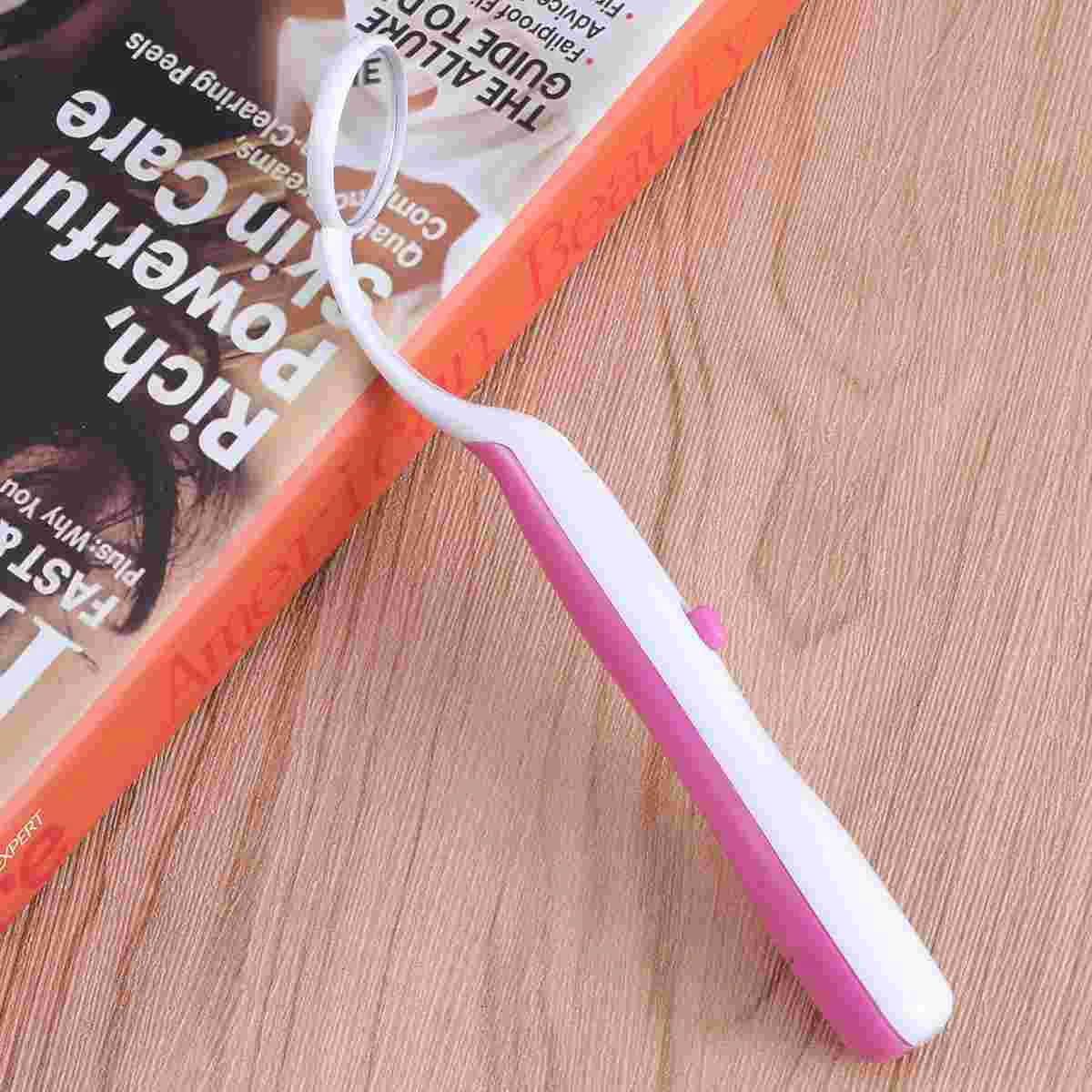 Mirror Mouth Tooth Inspection Mirror with Bright LED Light for Dental Care (Purple) Mouth mirror dental tool