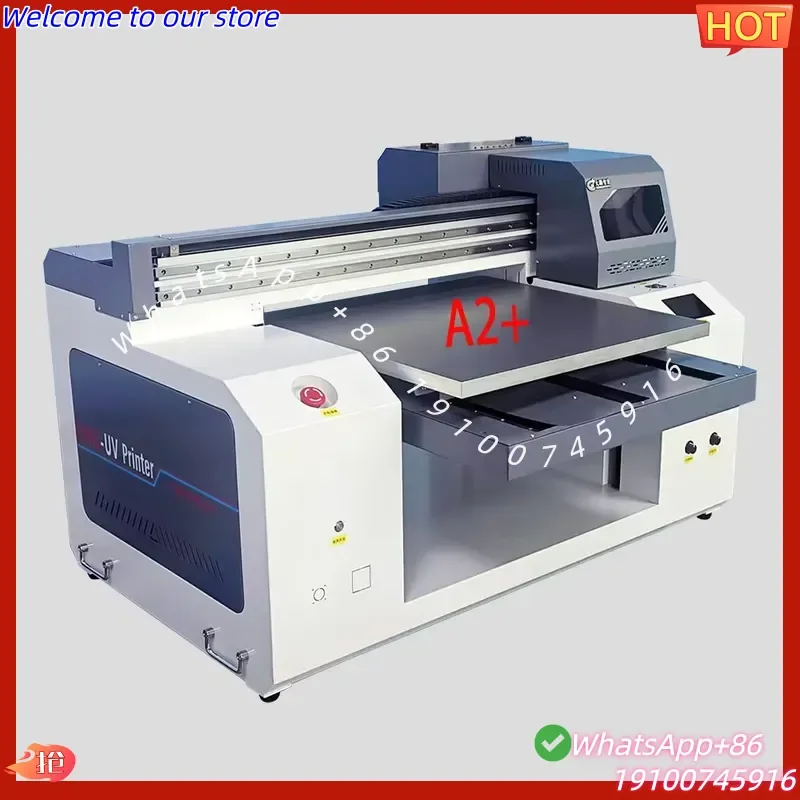2026Hot Acrylic Metal Glass Flat 60*60cm Uv Printer 6 Color 6 Nozzle Tx800 Adsorption Platform Visual Positioning for 3