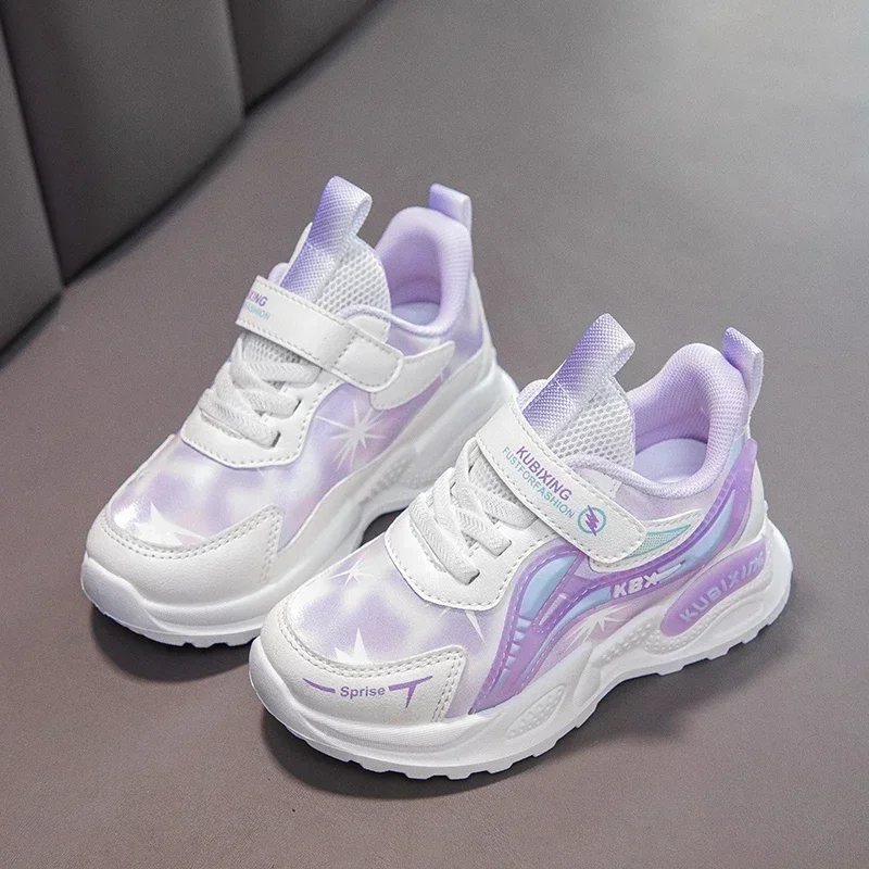 

Модные детские спортивные кроссовки для школьников, нескользящие, дышащие, сетчатые, для мальчиков и девочек, повседневная уличная обувь для детей