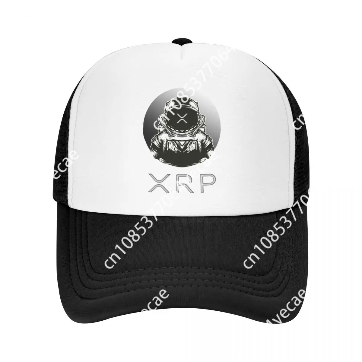 Fashion Ripple XRP To The Moon Baseball Cap for Women Men Breathable Bitcoin Trucker Hat Outdoor Snapback Hats Summer Caps