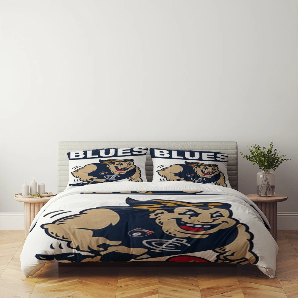 Australian Football Duvet Cover Set King Queen Double Twin Single Bed Linen Set