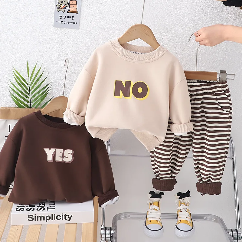 New Spring Autumn Baby Clothes Suit Children Boys T-Shirt Pants 2Pcs/Sets Kids Girls Outfits Toddler Costume Infant Sportswear