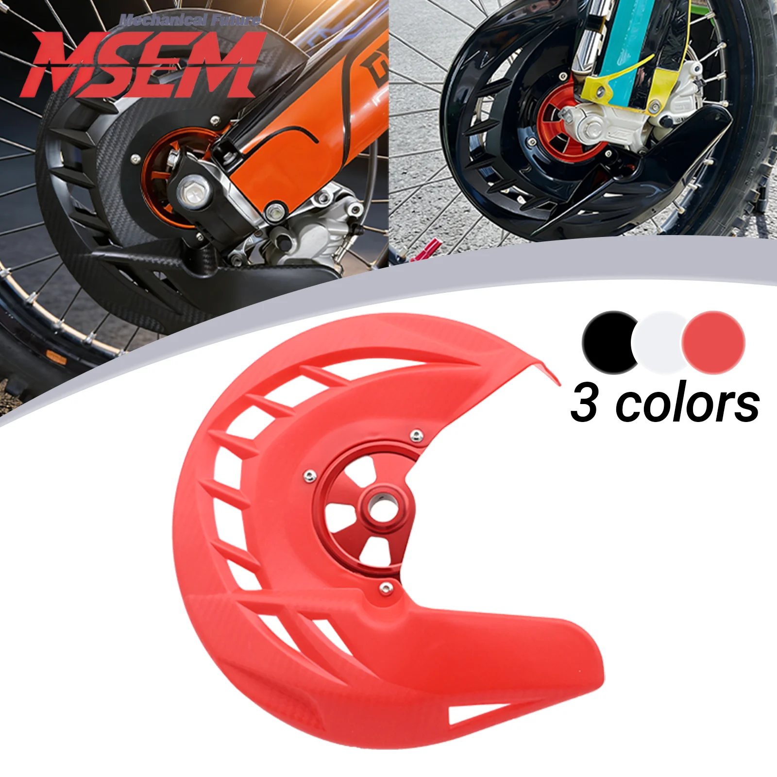 

For Motocross Parts CRF450RX 2017-2020 CR125/250 2002-07 CRF250R/450R/250X/450X 2004-2020 Front Brake Disc Guard Protector Cover