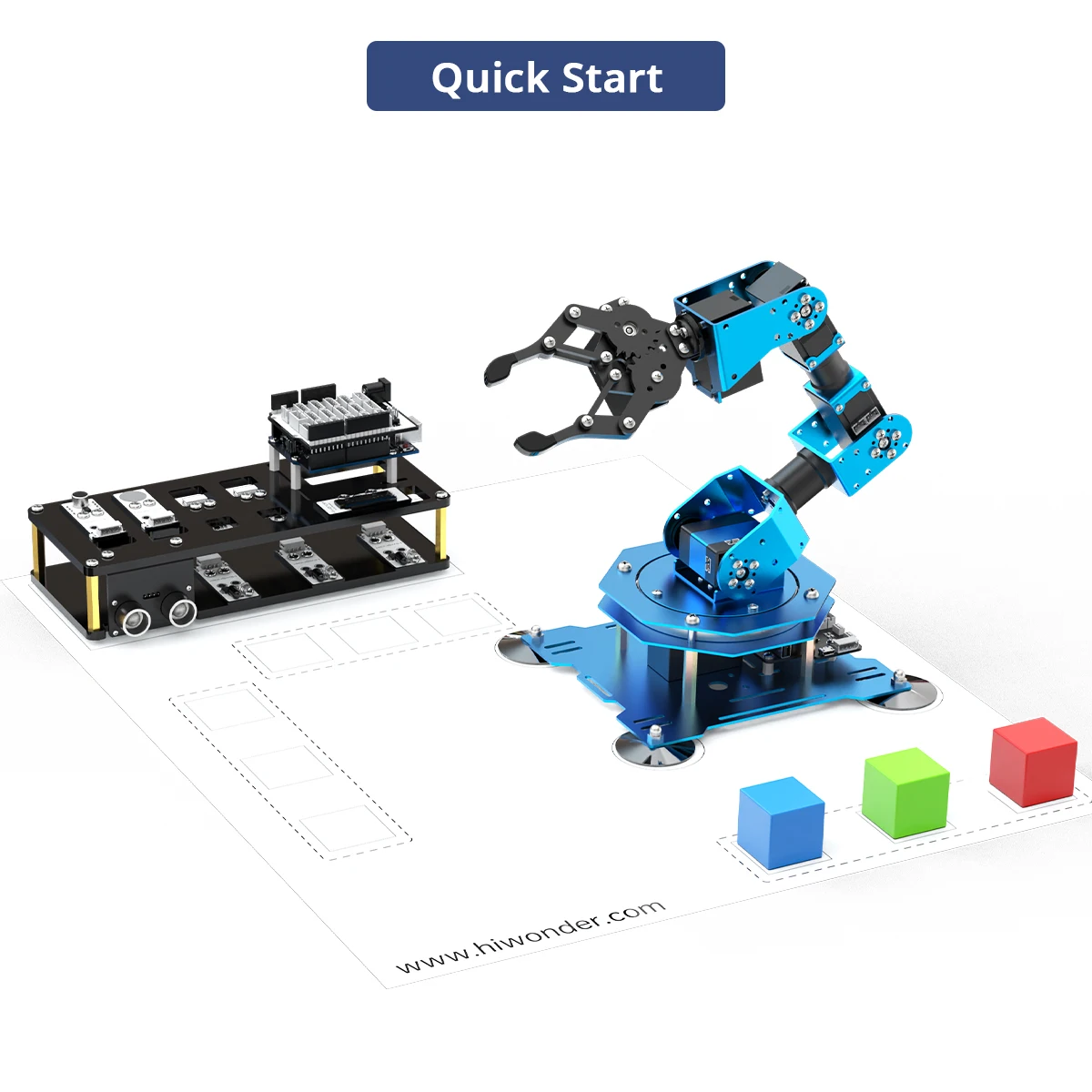Hiwonder xArm  Programming Robotic Arm Kits with Secondary Development Sensor Kit STEM Education Robot Arm For School