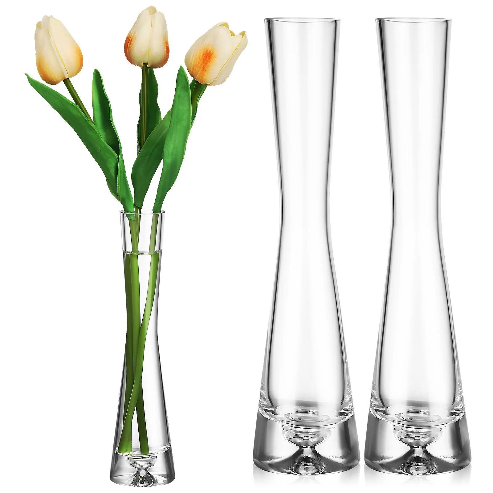 

3 Pcs Flower Vase for Decor Bud Vases Flowers Small Decorative Bouquet