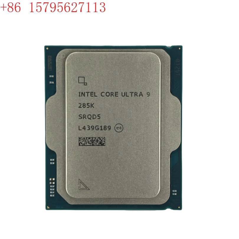 UItra 9 285K processor 24 cores 24 threads computer CPU
