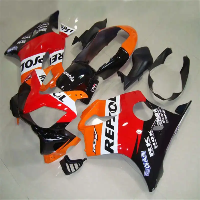 

Nn-high in 04 05 06 07 CBR600 F4I 2004 2007 ABS orange red black Fairings set+gifts Injection mold Fairing Kit for CBR600F4I