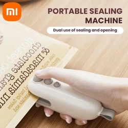 Xiaomi Mijia Portable Heat Sealing Machine Mini Bag Sealer Food Vacuum Sealer Seal Packing Plastic Sealer Household Bag Clips