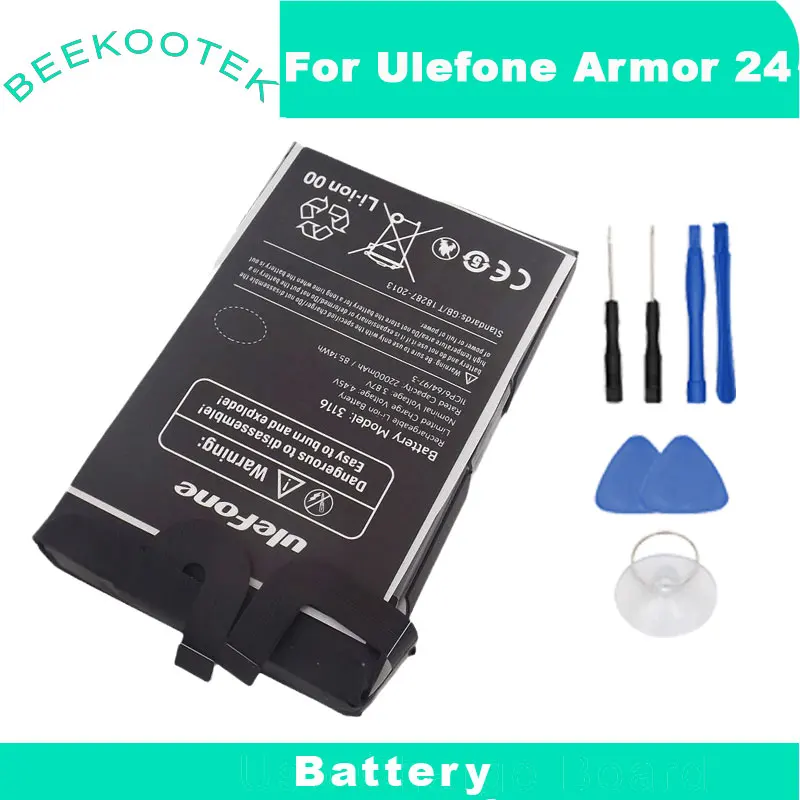 Original Ulefone Armor 24 Battery Inner Built Cell Phone Battery 22000mAh 3116 Battery Accessories For Ulefone Armor 24 Phone