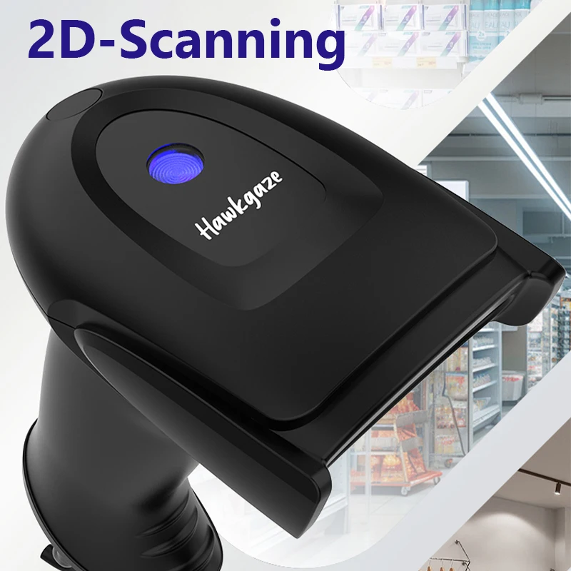 Langhuike 2D Barcode Reader Scanner Qr Code Reader for Supermarket