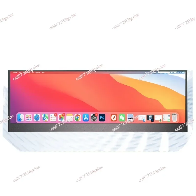 

Chassis secondary screen 14-inch 4K hairtail LCD touch screen mini computer host table portable strip small monitor
