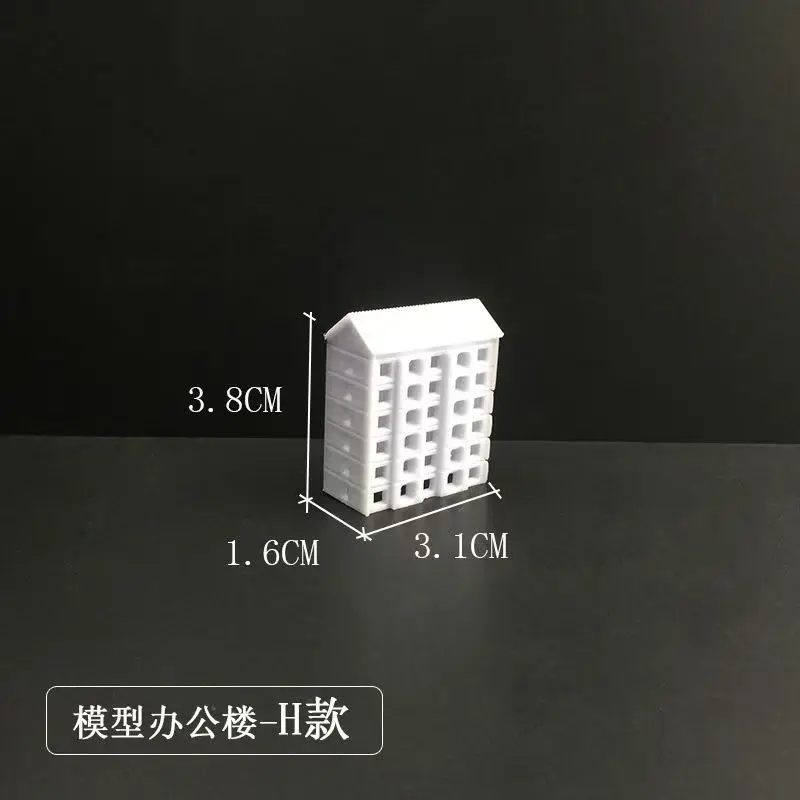 Symulacja Miniaturowa Architektura Budynku ABS Plastikowe Domki Zabawki do Modelowania DIY/Mikro Piaskownica Krajobraz/Diorama 1 szt.