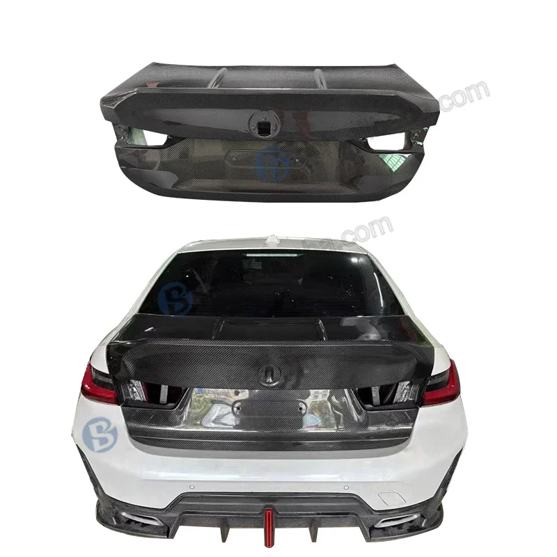 New Arrivals CSL Style Black Carbon Fiber Rear Trunk For BMW 3 Series M3 G80 M4 G82 2020-2022