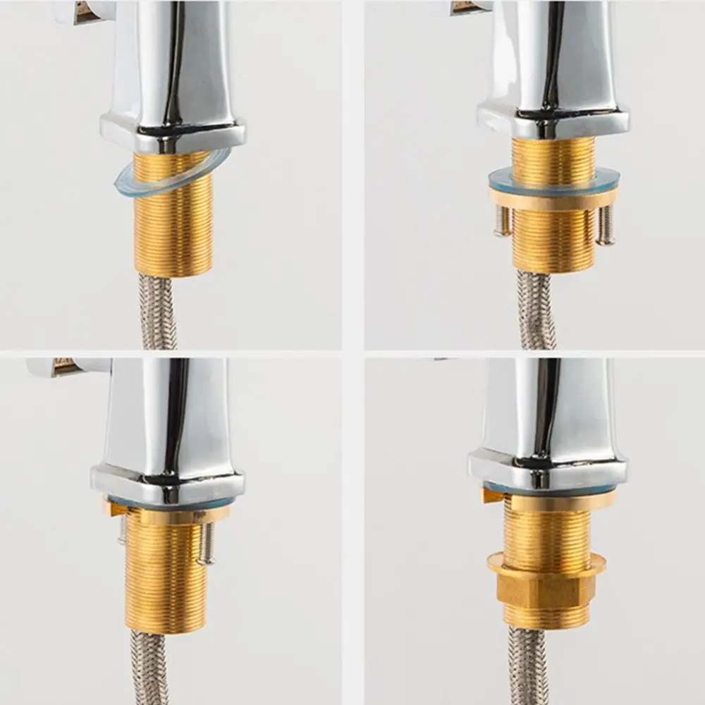 

1 шт., смеситель для умывальника, фитинг на контргайке, стопорное кольцо, сменные аксессуары, комплект фитингов для крана с одним отверстием