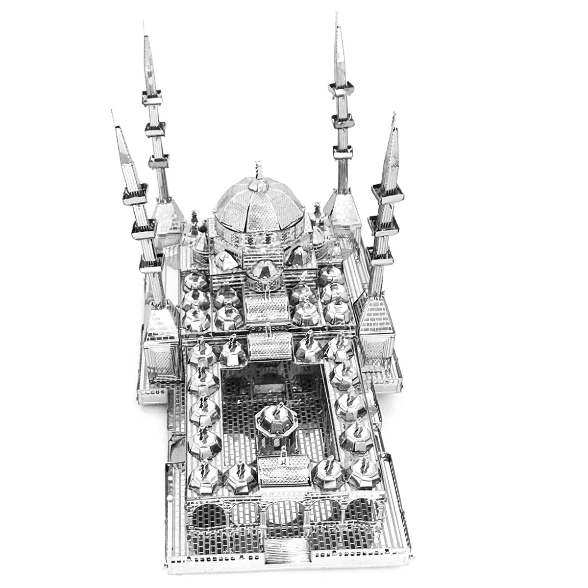 mosque 3D Metal Puzzle Building Blocks Kits DIY Mecha for Teens Men Hobbies Toys Great Gifts#