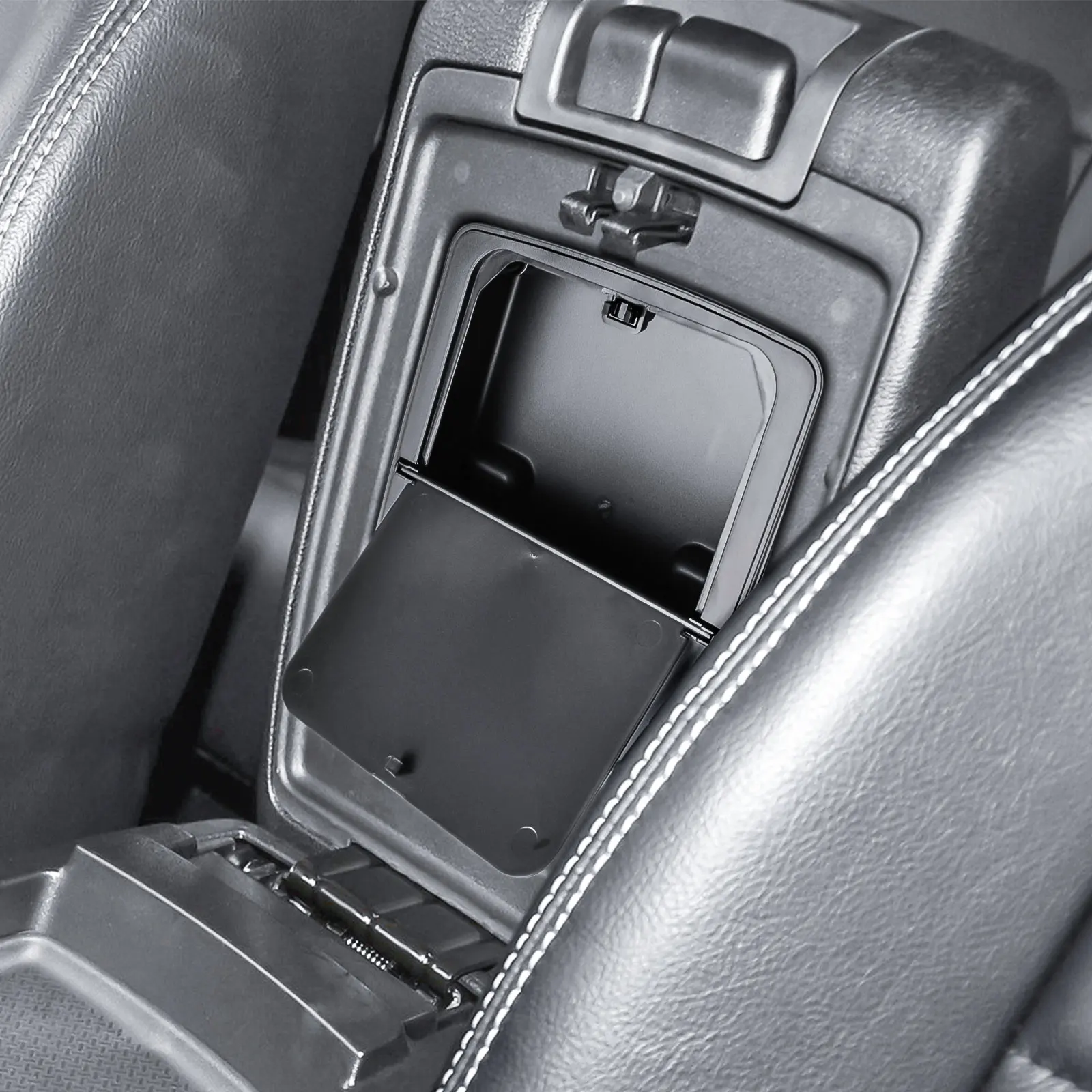 

Center Console Hidden Organizer for Jeep Wrangler JK/JKU 2011-2016 2017 2018 Armrest Hidden Secret Storage Box Tray Accessories