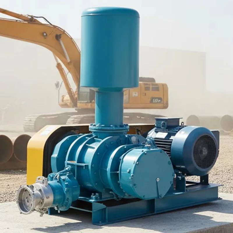 30HP Three Leaf Roots Blower High Power for Fish Shrimp Pond Wastewater Treatment Aeration Equipment