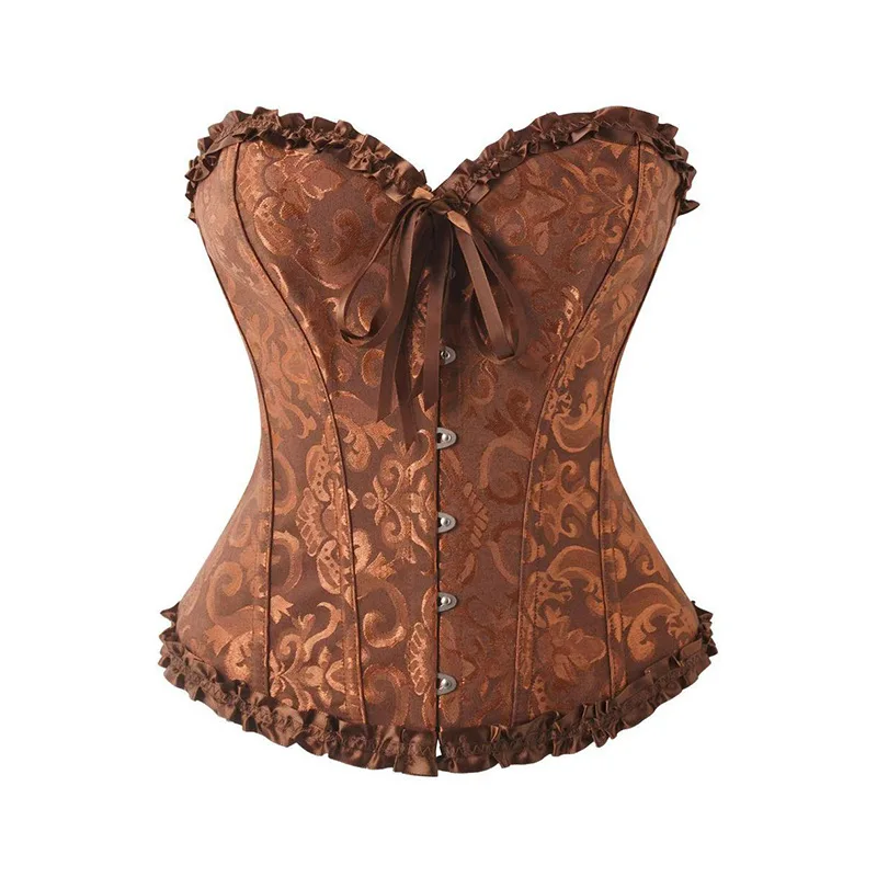 Palace Style Retro Jacquard Waistband Shapewear for Women, Abdominal Support Corset, Spicy Girl Shapewear Waistband Vest