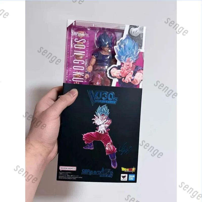 【Genuine and In Stock】 Bandai SHF Dragon Ball Z Son Goku Ultra Instinct Toyoda Taro Edition VJ30TH with Album Action Figure Gift