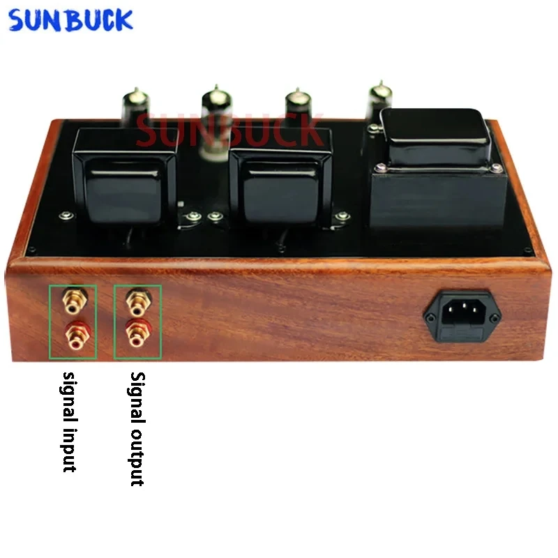 SUNBUCK 5686 튜브 헤드폰 앰프 프리앰프 오디오, 6N11 푸시 앰프, 클래스 A 16Ω-600Ω, 1W 진공관 헤드폰 앰프